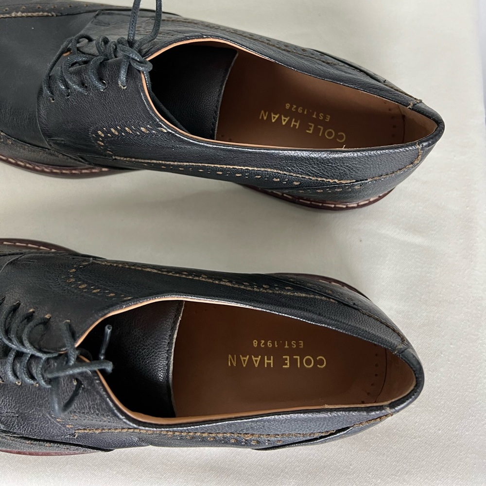 Cole Haan Warren Welt Grandos Wingtip Oxfords Size 12 - Picture 9 of 14